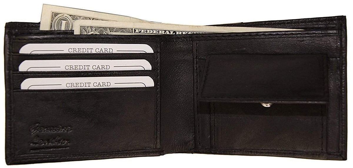 ZEV Leather Bifold/Trifold Dual Money Clip Men's Wallet - Improving  Lifestyles