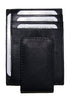 JAMES Leather Magnetic Money Clip Window ID Credit Card Holder