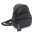 DAKOTA Leather Backpack Purse Mid Size & Convertible Strap Sling Bag Organizer BLACK