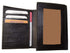DERRICK Leather Trifold Multifunctional Credit Card Outside Window ID Wallet