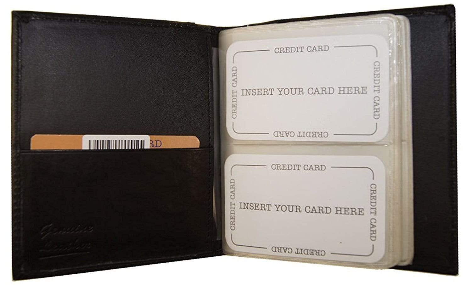 HUDSON Leather Bifold Credit/Business Card Holder - Improving Lifestyles HUDSON Leather Bifold Credit/Business Card Holder - Improving Lifestyles