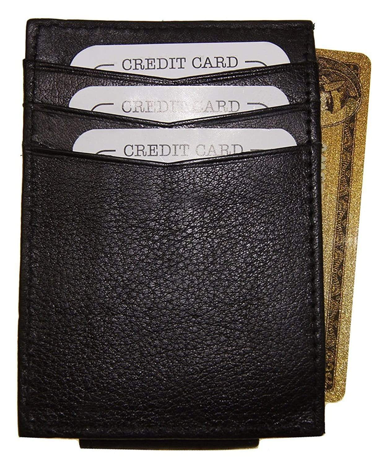JESSIE Leather Magnetic Money Clip and Credit Card Holder - Improving Lifestyles JESSIE Leather Magnetic Money Clip and Credit Card Holder - Improving Lifestyles