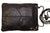 Improving Lifestyles Purses Improving Lifestyles Leather Crossbody Bag with Snap Front Pocket Black AASUN015BK